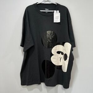 Disney x Coach Womens Tee Collab Mickey Mouse Graphic Cotton NWT $199 Shirt XXL